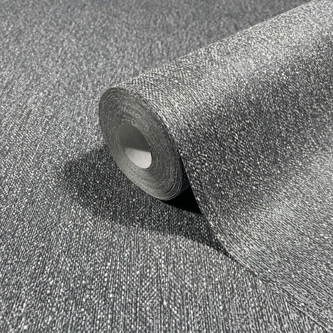 82538 Naomi Plain Black Wallpaper 