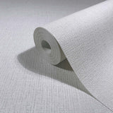 82540 Naomi Plain Modern Gray White Wallpaper