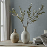 82543 Naomi Plain Modern Gray Wallpaper