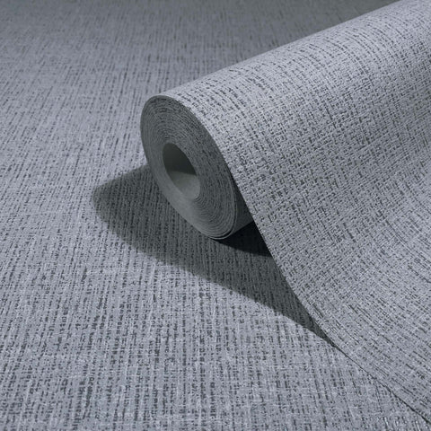 82543 Naomi Plain Modern Gray Wallpaper