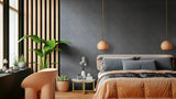 82548 Naomi Geometric Graphic Black Blue Wallpaper