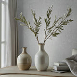 82549 Naomi Stripes Geometric White Wallpaper