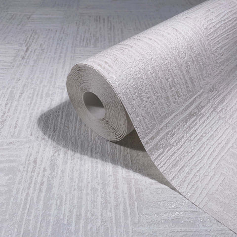 82549 Naomi Stripes Geometric White Wallpaper