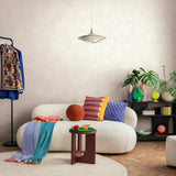 82550 Naomi Geometric Stripes Beige Wallpaper