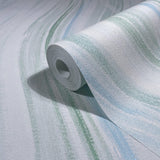 82553 Oriana Graphically Blue Green White Wallpaper