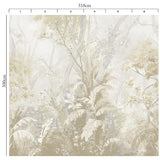 8266 11W9661 Leaf Foliage Mural Wallpaper