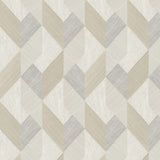 8271 93W9661 Geometric Faux Grasscloth Textured Wallpaper