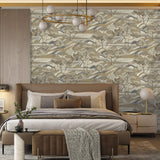 8276 36W9661 Foliage Oriental Transitional Wallpaper 