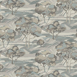 8276 64W9661 Foliage Oriental Transitional Wallpaper 