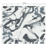 8280 66W9661 Abstract Contemporary Grasscloth Mural Wallpaper