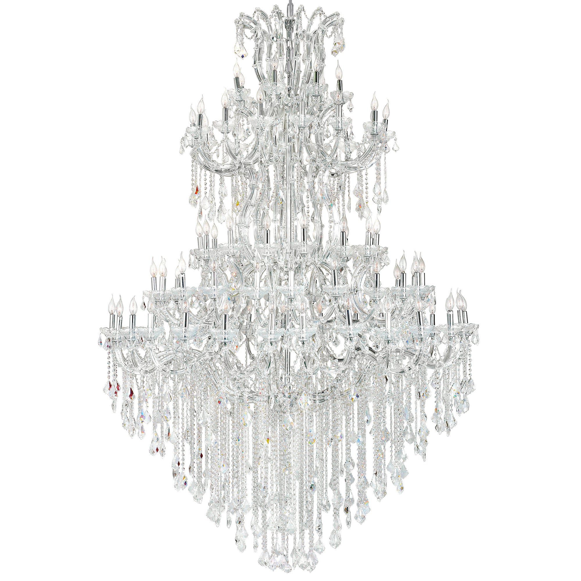 8318P70C-84 (Clear)-A Maria Theresa 84 Light Up Chandelier With