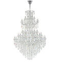 8318P70C-84 (Clear)-A Maria Theresa 84 Light Up Chandelier With Chrome Finish