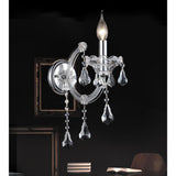 8318W5C-1 (Clear) Maria Theresa 1 Light Wall Sconce With Chrome Finish