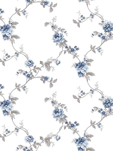 84035 Ramage Medio Edra Blue Wallpaper