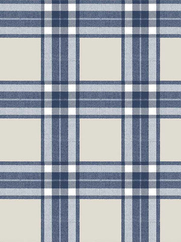 84058 Tartan Blue Wallpaper