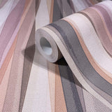 89007 Naomi Stripes Kids Modern Beige Brown Wallpaper