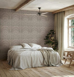 89018 Naomi Wood Look Beige Gray Wallpaper