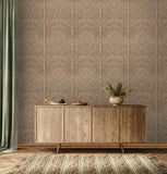 89019 Naomi Wood Look Beige Wallpaper 