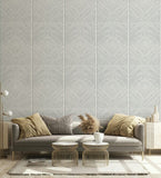 89021 Naomi Wood Look Gray White Wallpaper 
