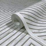 89021 Naomi Wood Look Gray White Wallpaper 