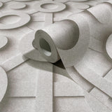 89030 Oriana 3D Optics Gray Wallpaper
