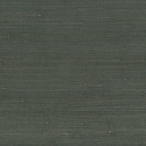 9025 99WS131 Grasscloth Textured Dark Charcoal Wallpaper