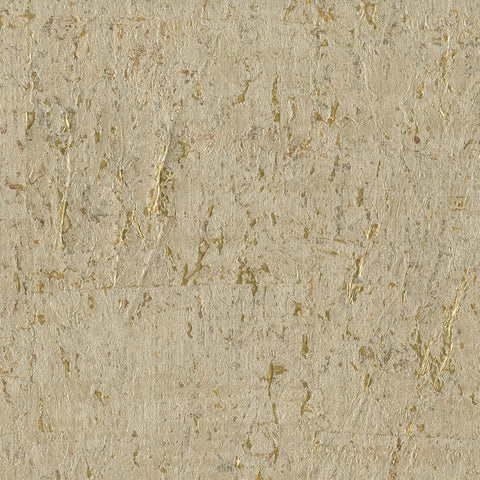 9082 19WS131 Cork Texture Metallic Wallpaper