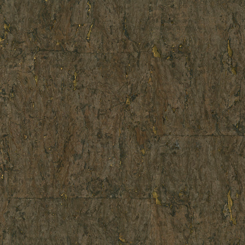 9082 36WS121 Cork Texture Metallic Wallpaper 
