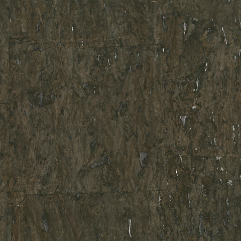 9082 39WS121 Cork Texture Metallic Wallpaper
