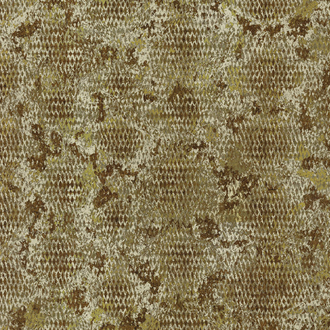 9225 36WS131 Cork Texture Metallic Faux Snake Skin Wallpaper 