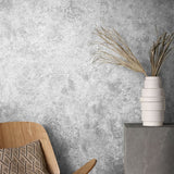 95020 Industrial Silver Grey Wallpaper