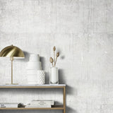 95028 Industrial Silver Grey Wallpaper