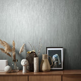 95031 Plain Texture Silver Grey Wallpaper