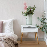 95069 Plain Texture White Wallpaper