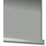 95080 Plain Texture Silver Grey Wallpaper