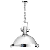 9602P16-1-601 Show 1 Light Down Pendant With Chrome Finish