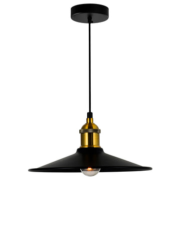 9605P10-1-101 Brave 1 Light Black Mini Pendant