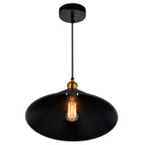 9605P12-1-101-B Brave 1 Light Black Mini Pendant