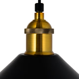 9605P12-1-101-B Brave 1 Light Black Mini Pendant