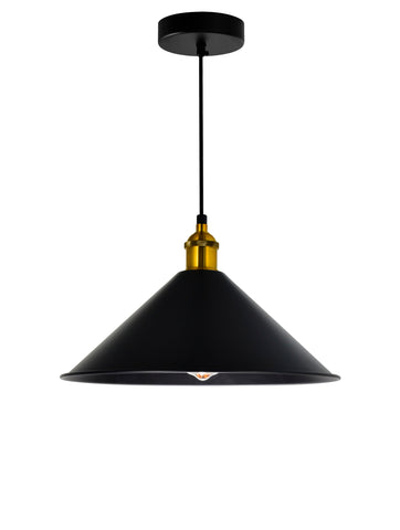 9605P12-1-101-B Brave 1 Light Black Mini Pendant