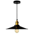 9605P13-1-101 Brave 1 Light Down Mini Pendant With Black Finish