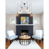 9610P28-6-101 Tomaso 6 Light Multi Light Pendant With Black Finish