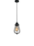 9610P4-1-101 Tomaso 1 Light Down Mini Pendant With Black Finish