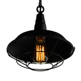 9611P14-1-101 Morgan 1 Light Down Mini Pendant With Black Finish