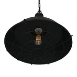 9611P18-1-101 Morgan 1 Light Down Pendant With Black Finish