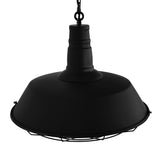 9611P18-1-101 Morgan 1 Light Down Pendant With Black Finish