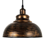 9612P11-1-128 Vogel 1 Light Down Mini Pendant With Antique Copper Finish