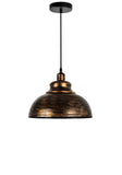 9612P15-1-128 Vogel 1 Light Down Pendant With Antique Copper Finish