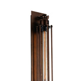 9613W4-1-126 Kiera 1 Light Wall Sconce With Chocolate Finish