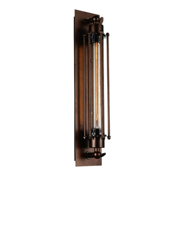 9613W4-1-126 Kiera 1 Light Wall Sconce With Chocolate Finish